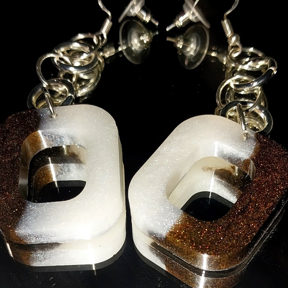 Resin earrings